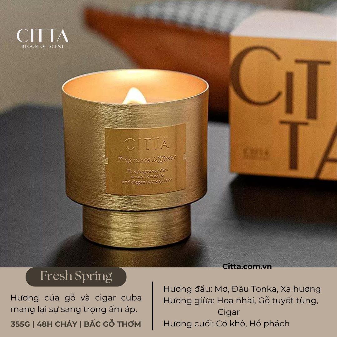 Nến thơm Citta Cuban Cigar