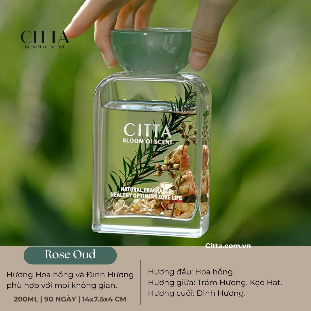 Tinh Dầu Citta Rose Rain 200ML