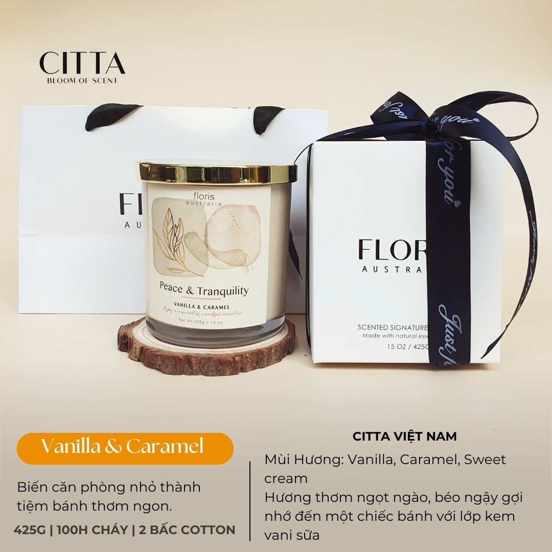 Nến Thơm  Floris Tranquility 2 Bấc - 425g (15oz)